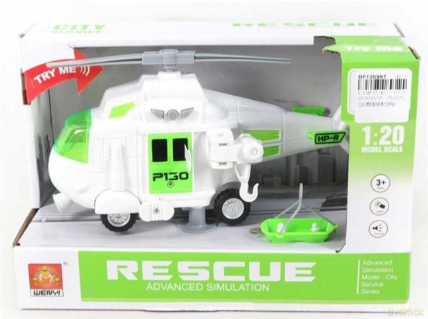 Helikopter ze światłem i dźwiękiem 22 cm