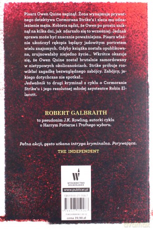 Jedwabnik - Robert Galbraith [KSIĄŻKA]
