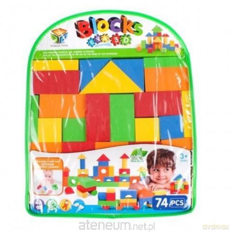Klocki piankowe plecak 74 el. [KLOCKI]