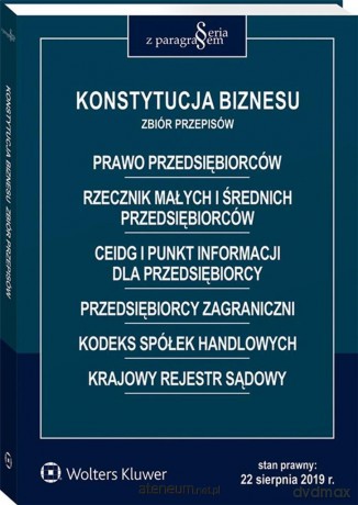 Konstytucja biznesu. Zbiór przepisów [KSIĄŻKA]