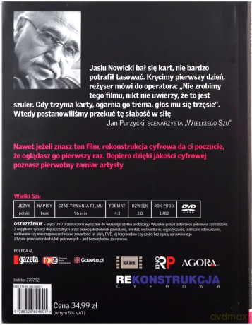Wielki Szu - Jan Nowicki (Mistrzowie Polskiego Kina) (Tom 17) (booklet) [DVD]