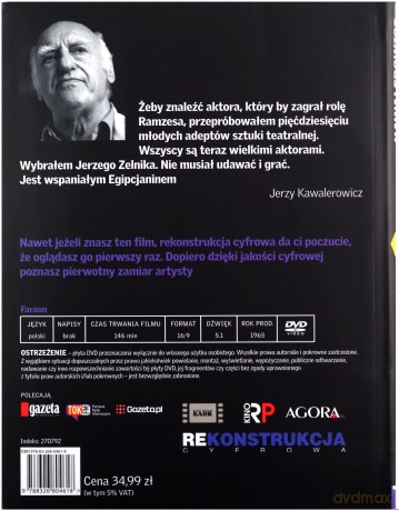 Faraon - Mistrzowie Polskiego Kina (Tom 18) (Jerzy Kawalerowicz) (booklet) [DVD]
