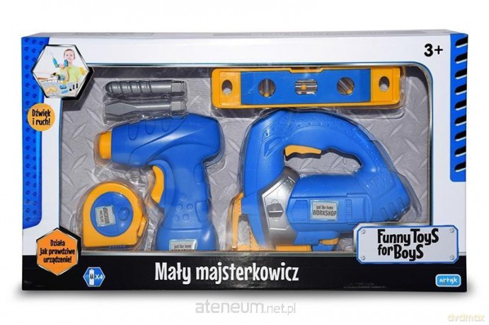 Mały majsterkowicz - Zestaw narzędzi z wiertarką