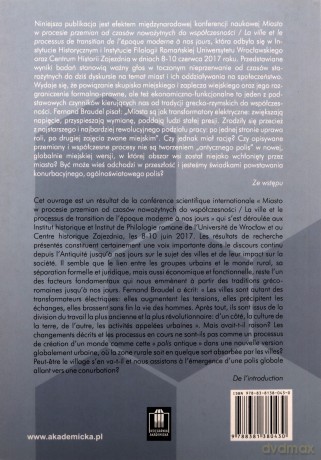 Miasto w procesie przemian od czasów nowożytnych - Magdalena Gibiec, Dorota Wiśniewska, Leszek Ziątkowski [KSIĄŻKA]