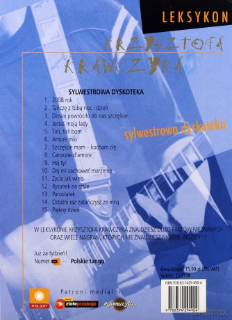 Leksykon Krzysztofa Krawczyka 07: Sylwestrowa dyskoteka [CD]+[książka]