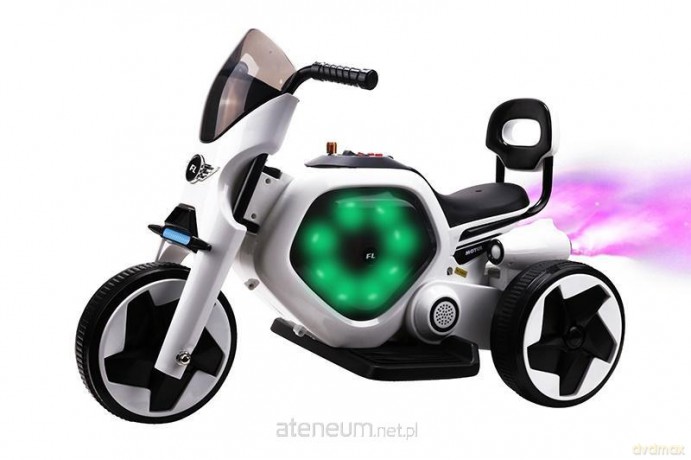 Motorek na baterie biały