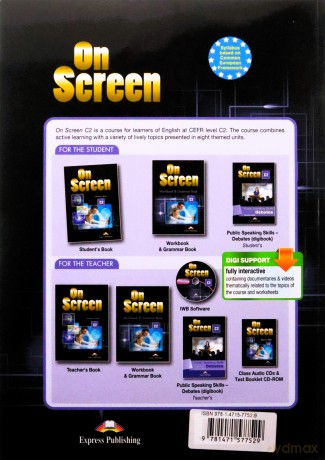 On Screen C2 podręcznik +Digibook +FlipBook - Jenny Dooley [KSIĄŻKA]