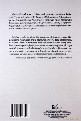 Osoba ludzka w realnym świecie - Mariusz Paradowski [KSIĄŻKA]