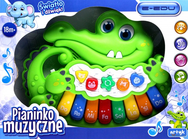 Pianinko muzyczne Krokodylek