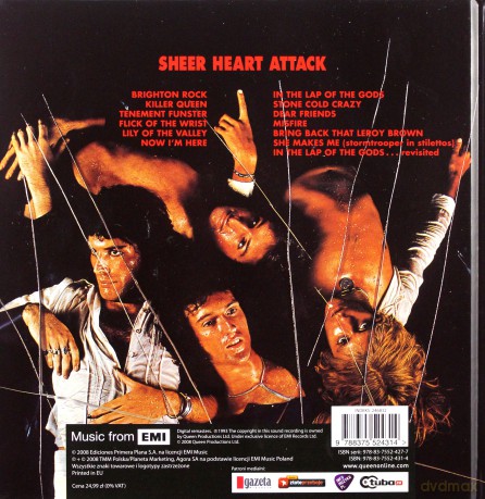Queen Tom 04: Sheer heart attack [książka]+[CD]