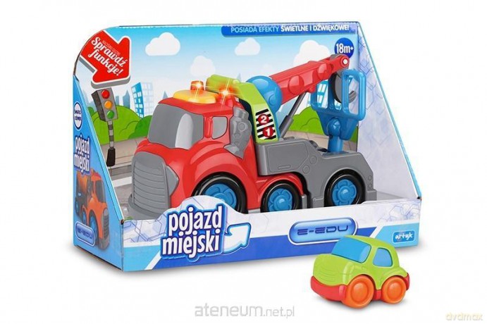 Pojazd miejski - Dźwig z autkiem