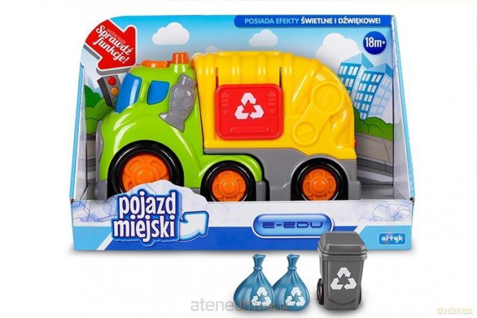 Pojazd miejski - Śmieciarka z koszem