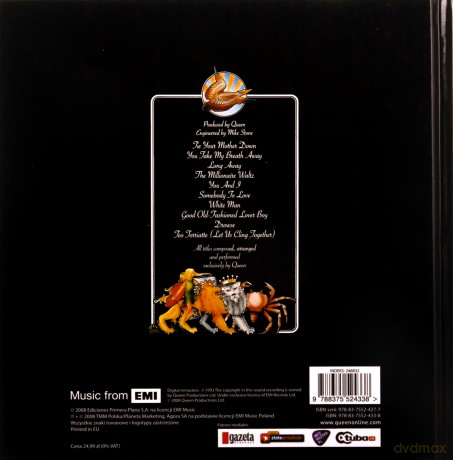 Queen Tom 06: A Day At The Races [książka]+[CD]