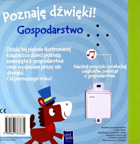 Poznaję dźwięki! Gospodarstwo [KSIĄŻKA]
