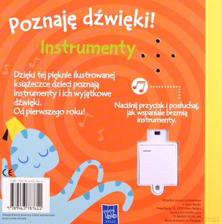 Poznaję dźwięki! Instrumenty [KSIĄŻKA]