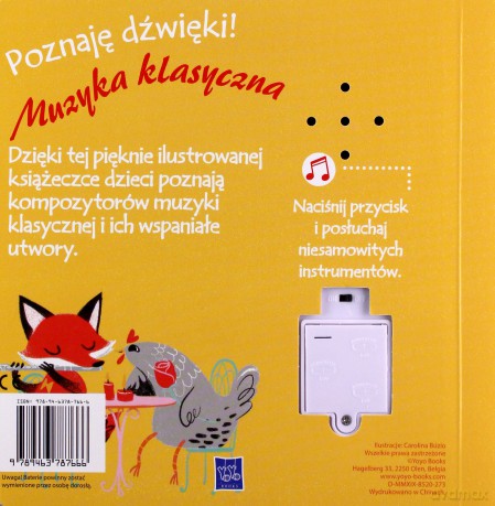 Poznaję dźwięki! Muzyka klasyczna [KSIĄŻKA]