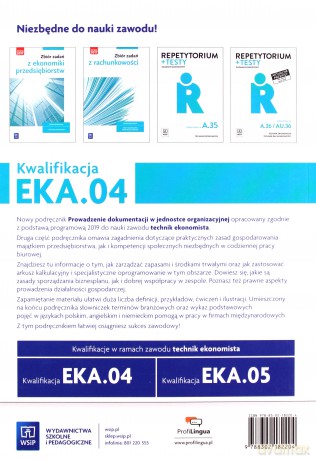 Prowadzenie dokumentacji w jednostce organizacyjnej Kwalifikacja EKA.04. cz.2 - Joanna Ablewicz, Damian Dębski, Paweł Dębski [KSIĄŻKA]