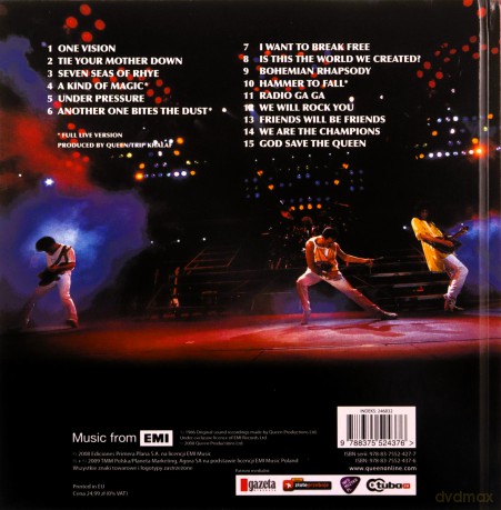Queen Tom 10: Live magic [książka]+[CD]