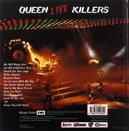Queen Tom 12: Live Killers vol.1 [książka]+[CD]
