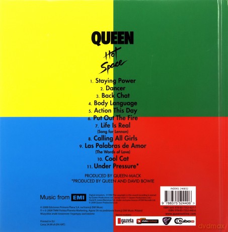 Queen Tom 13: Hot Space [książka]+[CD]
