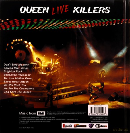 Queen Tom 14: Live Killers vol.II [książka]+[CD]