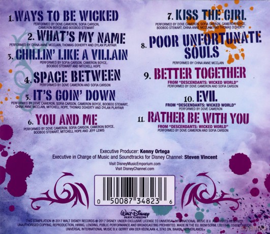 Descendants 2 soundtrack [CD]
