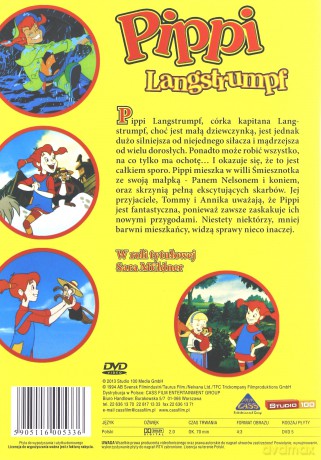 Pippi Langstrumpf (animowany) [DVD]