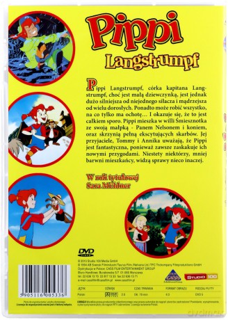 Pippi Langstrumpf (animowany) [DVD]