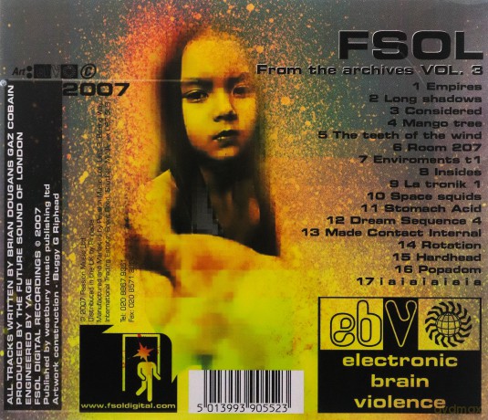 Future Sound Of London: From The Archives (Part 3) [CD]