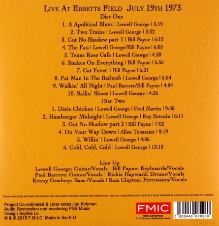 Little Feat: Late Night Truck Stop [2CD]