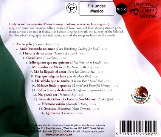 Fer Gonzalez: Mariachi From Mexico [CD]