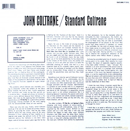 John Coltrane: Standard Coltrane (Blue) [Winyl]