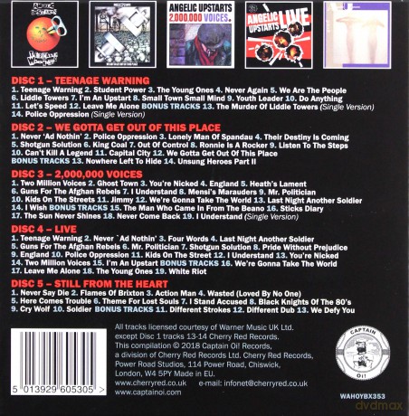 Angelic Upstarts: The Albums 1979-82 [5CD]
