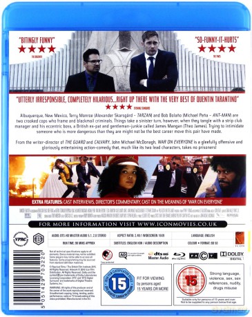 War On Everyone (Gniewne psy) [Blu-Ray]