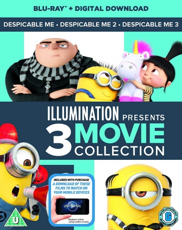 Despicable Me 1-3 (Jak ukraść księżyc / Minionki rozrabiają / Gru, Dru i Minionki) [BOX] (Jak ukraść księżyc / Minionki rozrabiają / Gru, Dru i Minionki) [3xBlu-Ray]