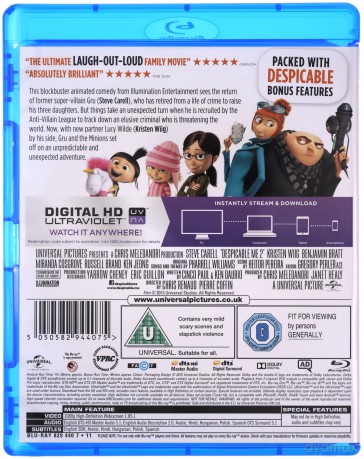 Despicable Me 1-3 (Jak ukraść księżyc / Minionki rozrabiają / Gru, Dru i Minionki) [BOX] (Jak ukraść księżyc / Minionki rozrabiają / Gru, Dru i Minionki) [3xBlu-Ray]