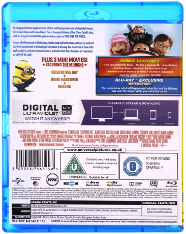 Despicable Me 1-3 (Jak ukraść księżyc / Minionki rozrabiają / Gru, Dru i Minionki) [BOX] (Jak ukraść księżyc / Minionki rozrabiają / Gru, Dru i Minionki) [3xBlu-Ray]