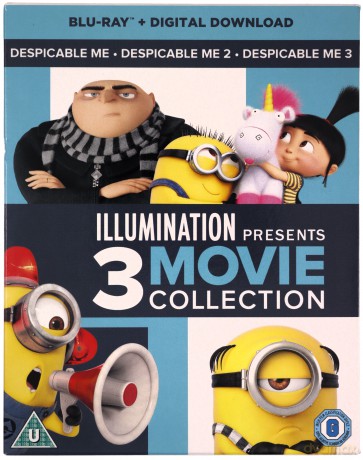 Despicable Me 1-3 (Jak ukraść księżyc / Minionki rozrabiają / Gru, Dru i Minionki) [BOX] (Jak ukraść księżyc / Minionki rozrabiają / Gru, Dru i Minionki) [3xBlu-Ray]