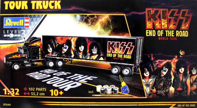 Revell RV07644 07644 KISS Tour Truck Gift Set Plastic Model kit 1:32