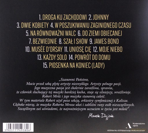 Robert Mróz: Droga ku zachodowi [CD]