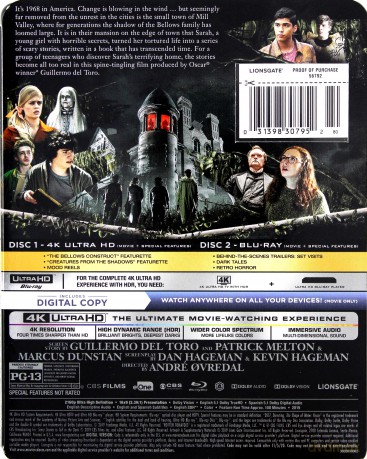 Scary Stories To Tell In The Dark (Upiorne opowieści po zmroku) [Blu-Ray 4K]+[Blu-Ray]