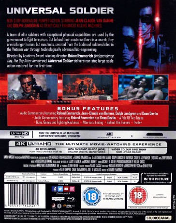 Universal Soldier (Uniwersalny żołnierz) [Blu-Ray 4K]+[Blu-Ray]