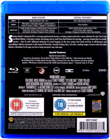 Eyes Wide Shut (Oczy szeroko zamknięte) [Blu-Ray]