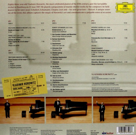 Vladimir Horowitz: Horowitz In Hamubrg - The Last Concert [2xWinyl]