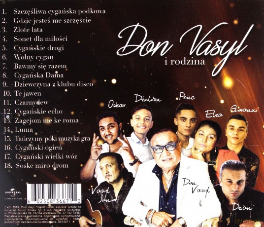 Don Vasyl: Najpiękniejsze Cygańskie Piosenki [CD]
