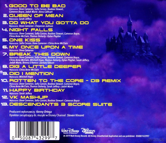 Następcy 3 soundtrack (PL) (Disney) [CD]
