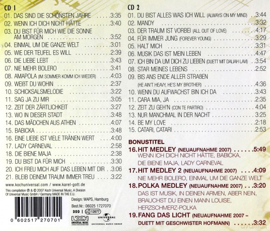 Karel Gott: 40 Jahre [2CD]