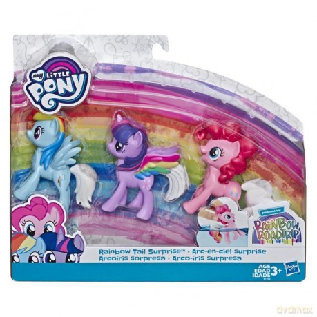 Figurki My Little Pony Tęczowa przemiana 3 pak [FIGURKA]