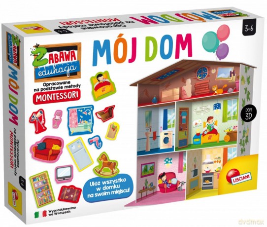 Gra edukacyjna Montessori Maxi mój dom [GRA]