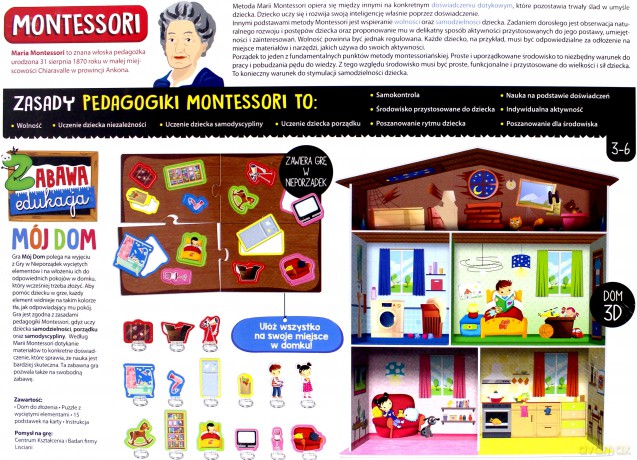 Gra edukacyjna Montessori Maxi mój dom [GRA]